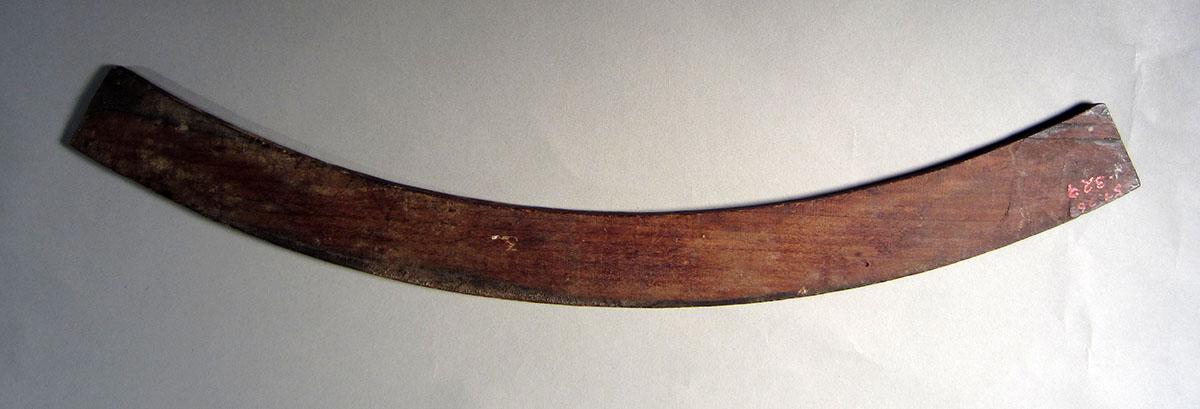 1957.0026.329 Template (wheel rim felloe), View 1