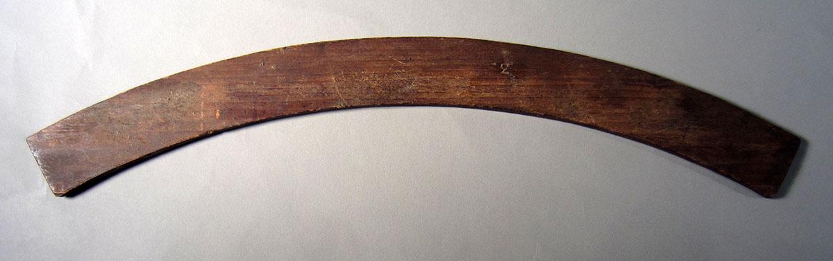1957.0026.329 Template (wheel rim felloe), View 2