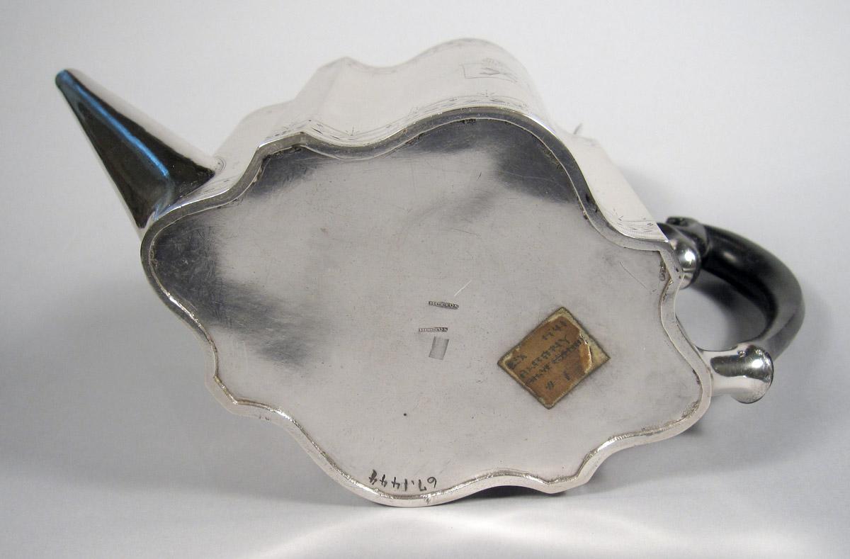 1967.1444 Silver Teapot underside