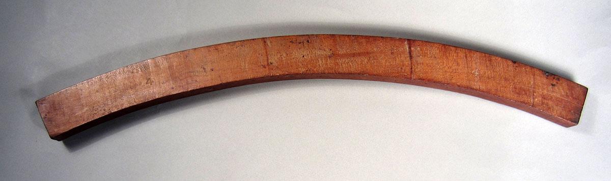 1957.0026.330 Template (wheel rim felloe), View 2