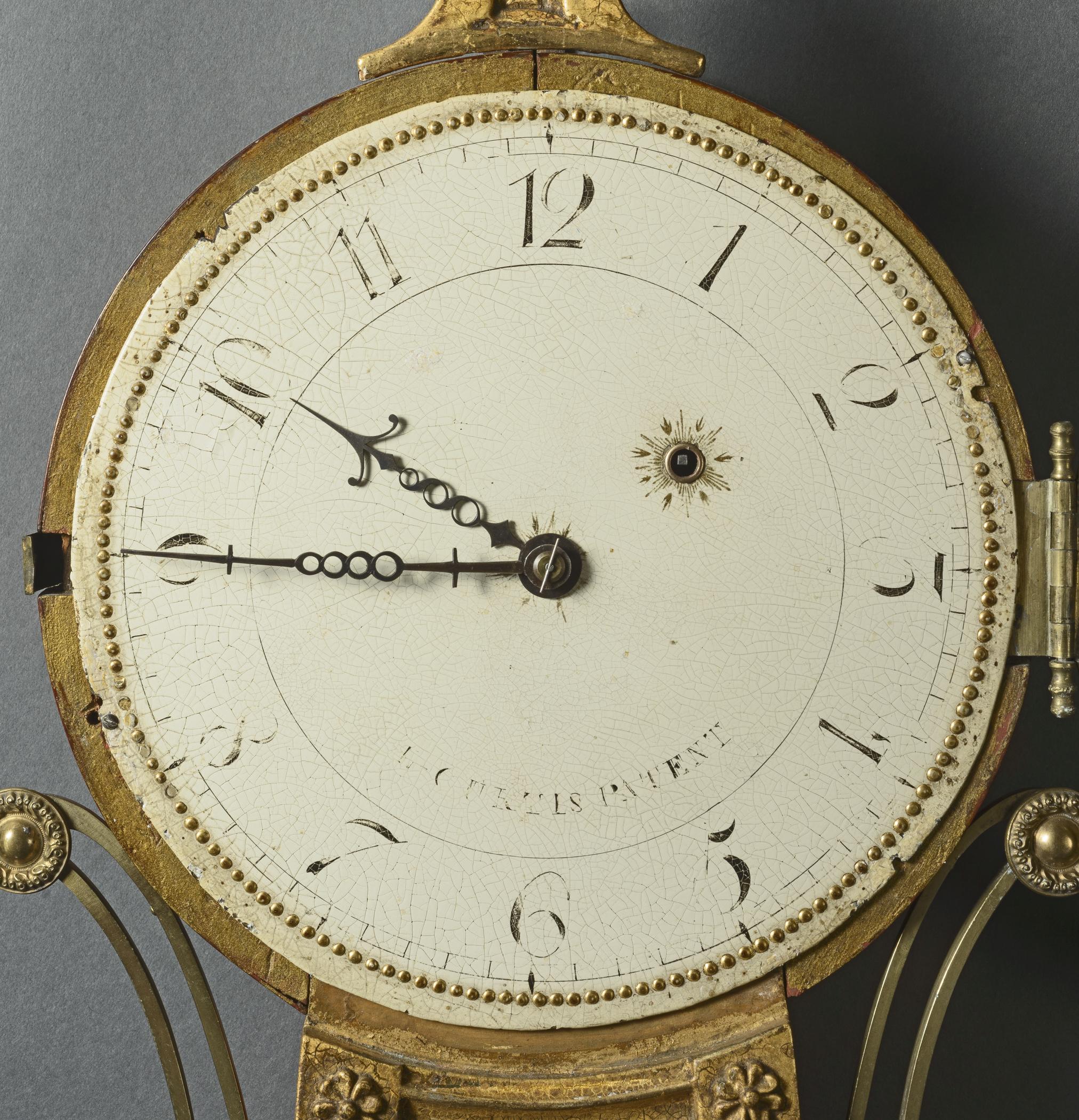 1967.1449 Clock, detail 1