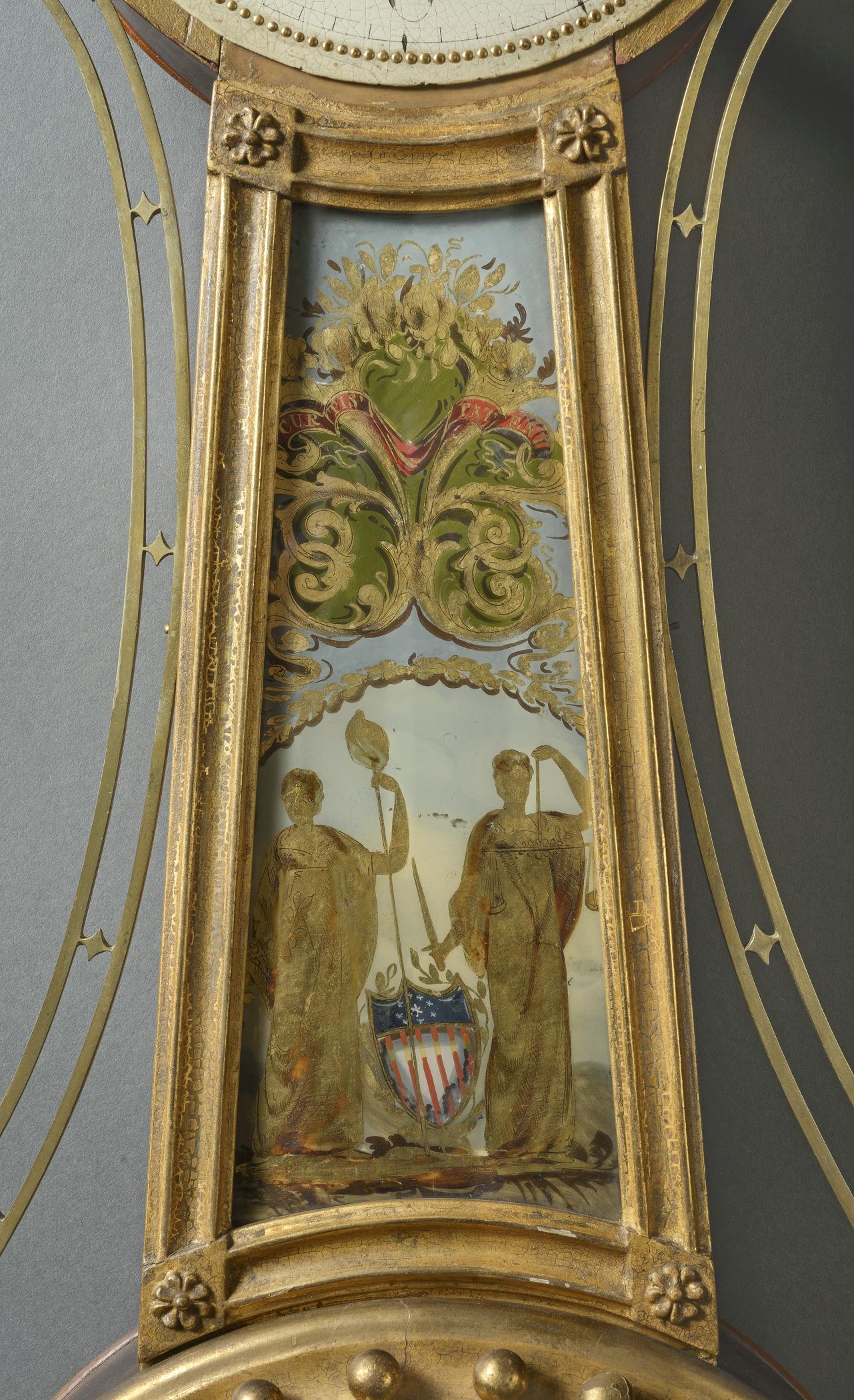 1967.1449 Clock, detail 2