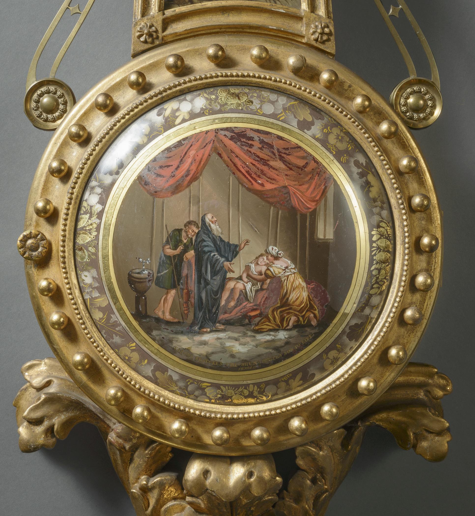 1967.1449 Clock, detail 3
