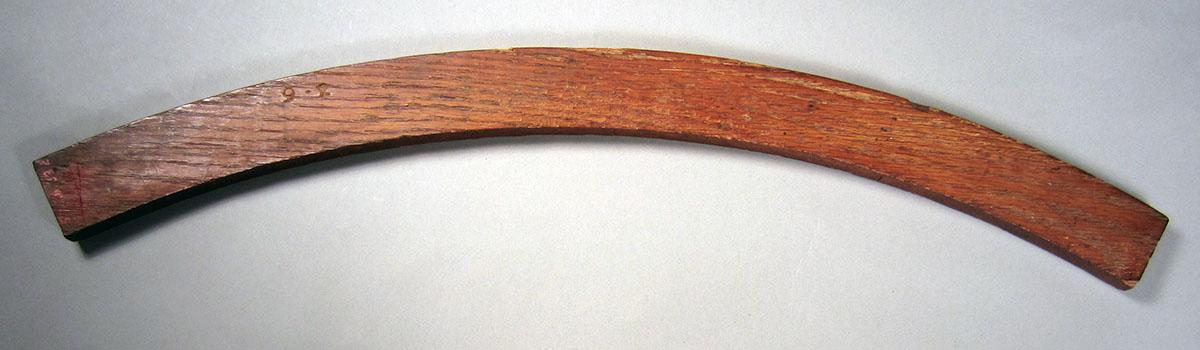 1957.0026.332 Template (wheel rim felloe), View 2