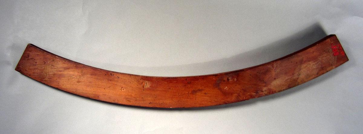 1957.0026.333 Template (wheel rim felloe), View 2
