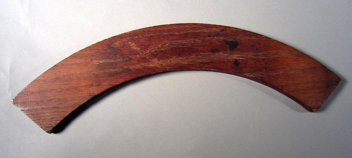 1957.0026.334 Template (wheel rim felloe), View 2