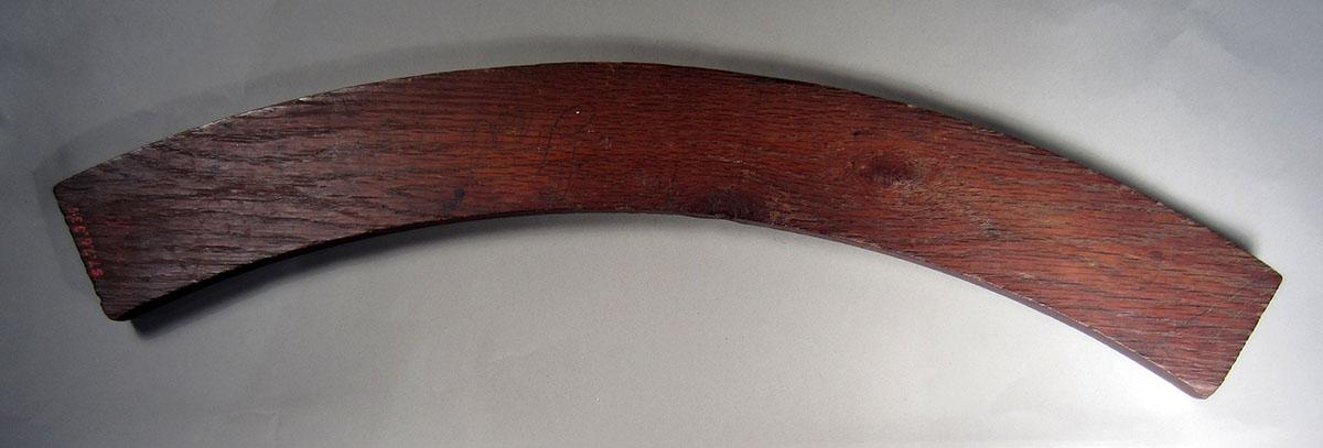 1957.0026.335 Template (wheel rim felloe), View 1
