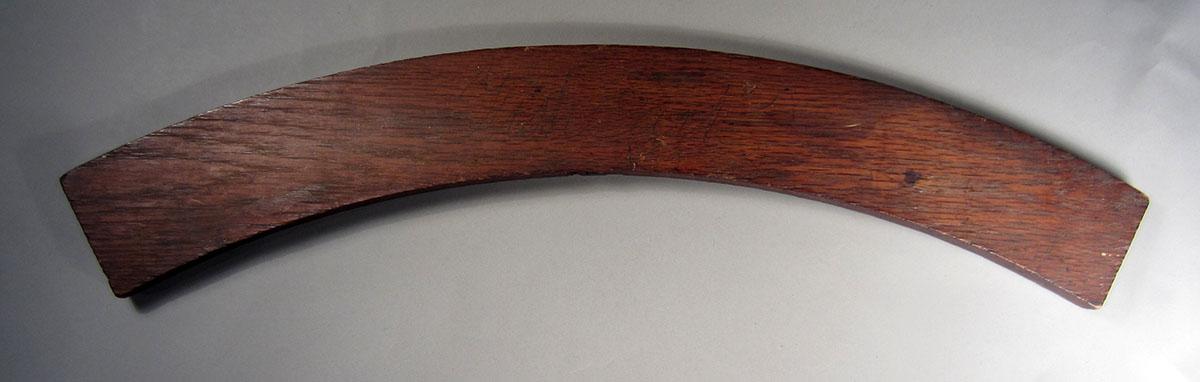 1957.0026.335 Template (wheel rim felloe), View 2