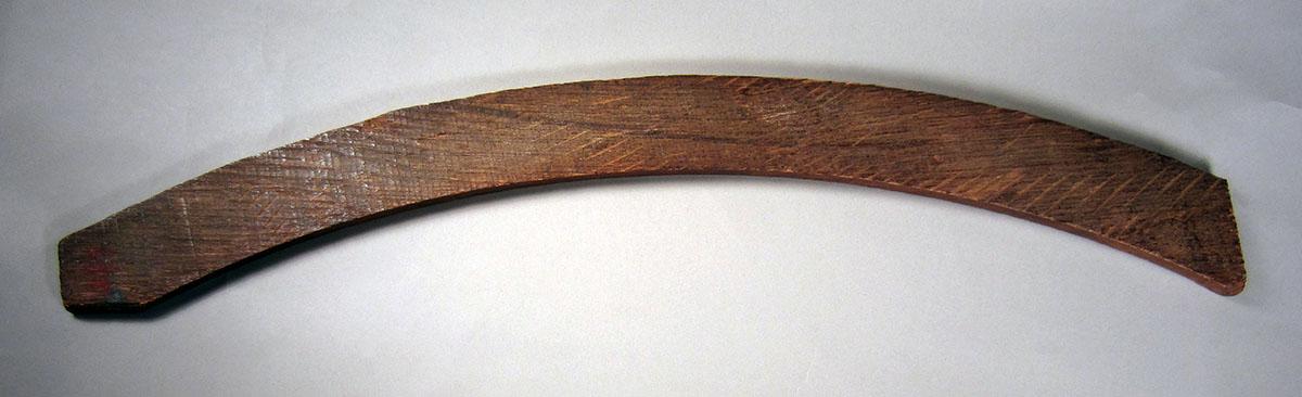 1957.0026.337 Template (wheel rim felloe), View 1