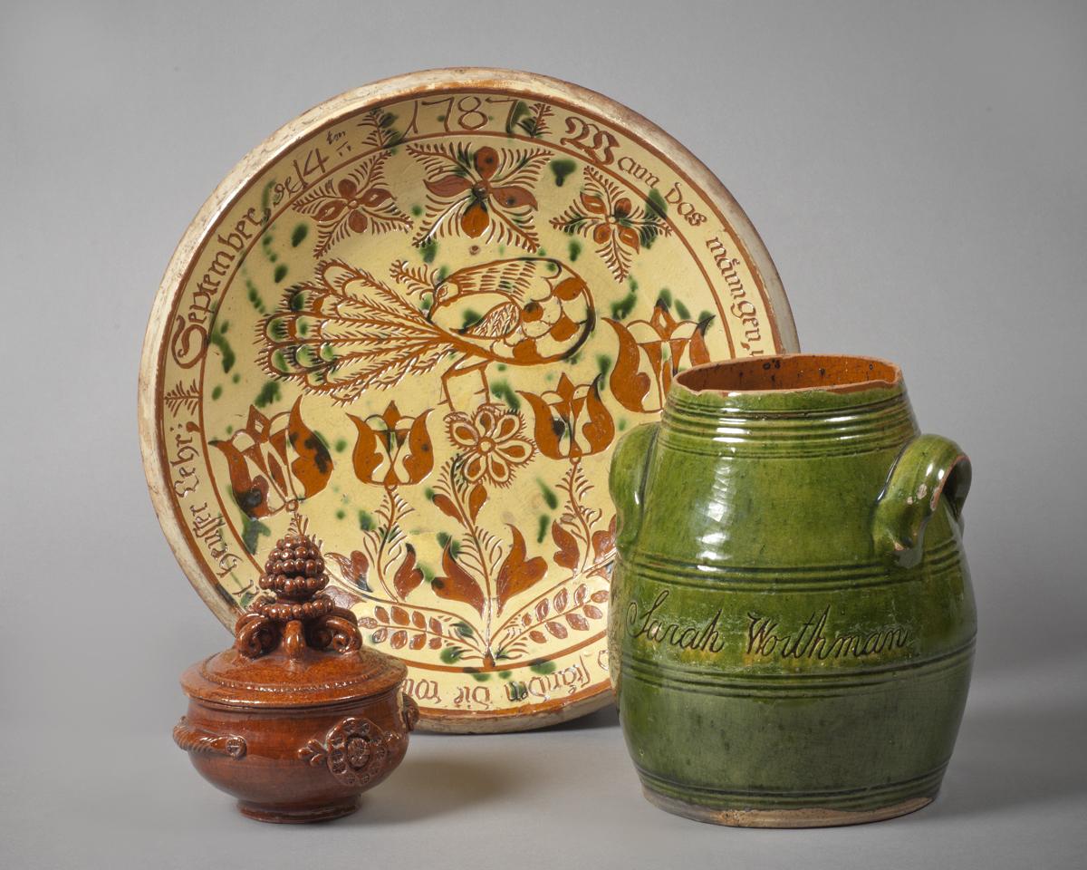 1967.1589, 1965.2300, 1960.0621 Earthenware group
