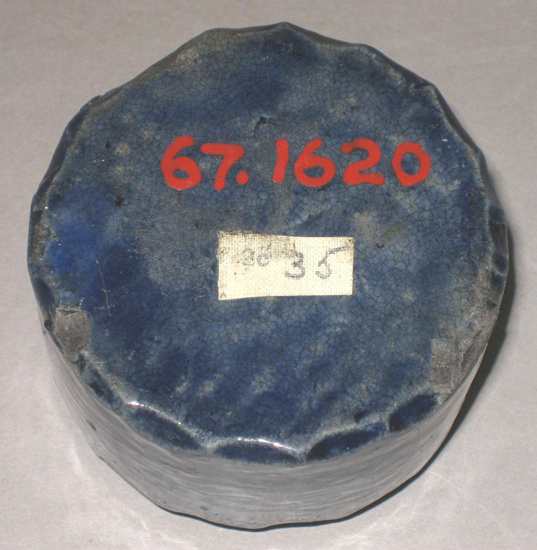 1967.1620 bottom - Stoneware Inkwell