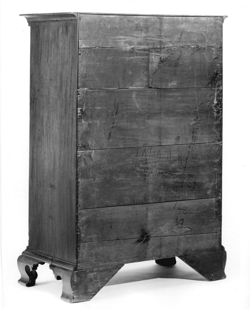 1967.1724 Chest, Chest of Drawers (back)