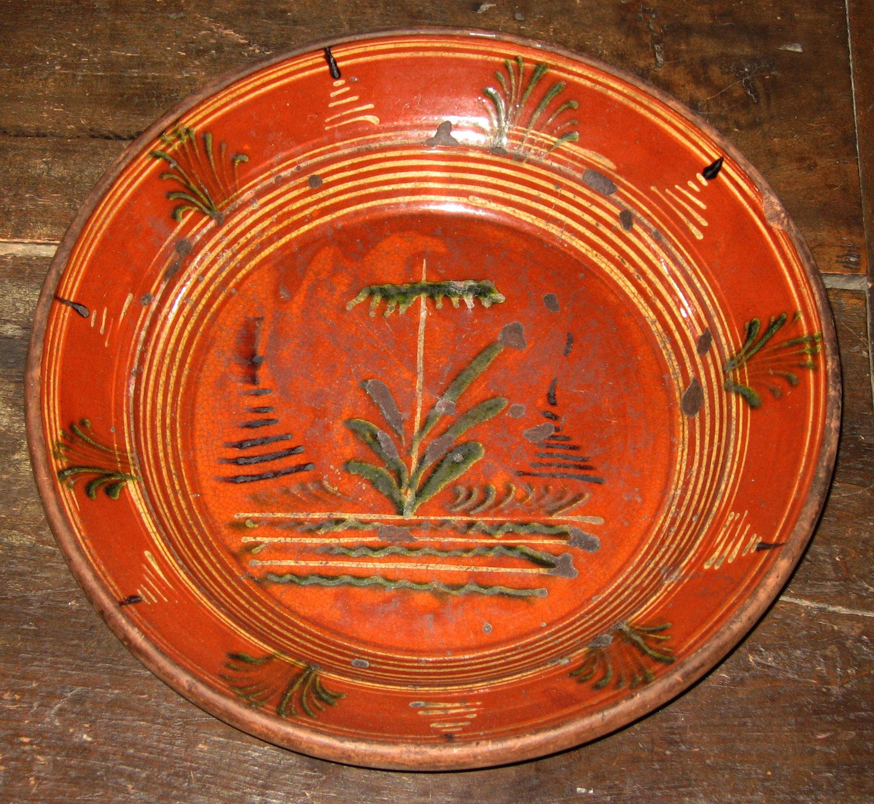 1967.1796 Slipware dish