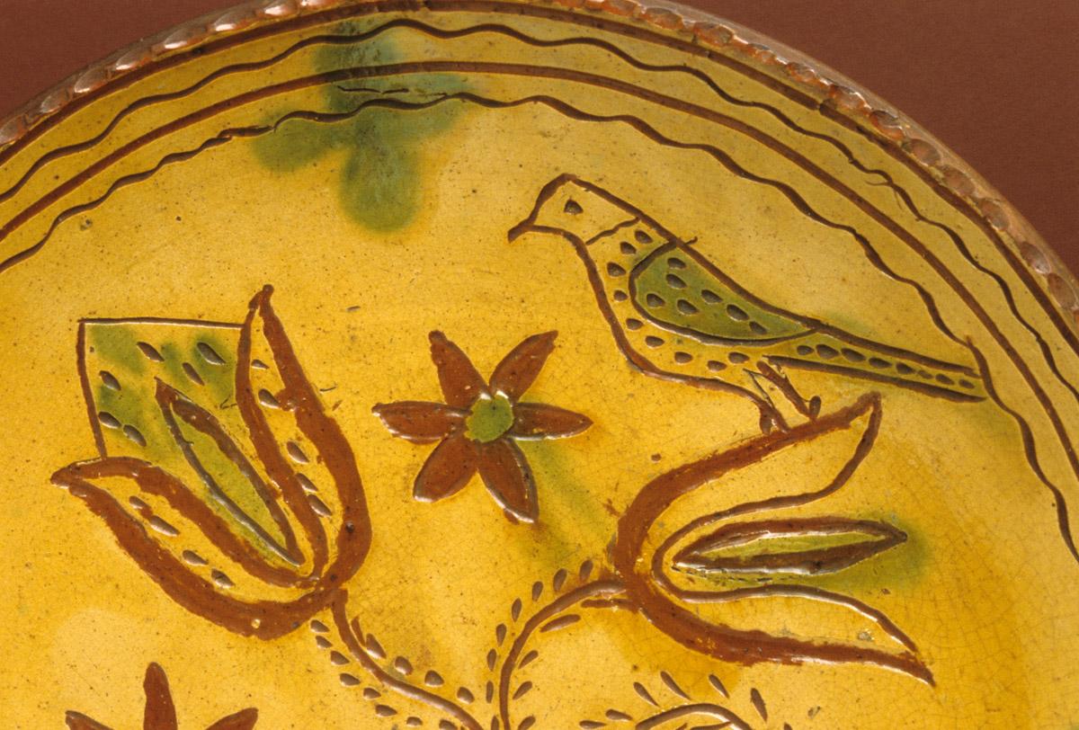 1967.1804 PA sgraffito dish (detail)