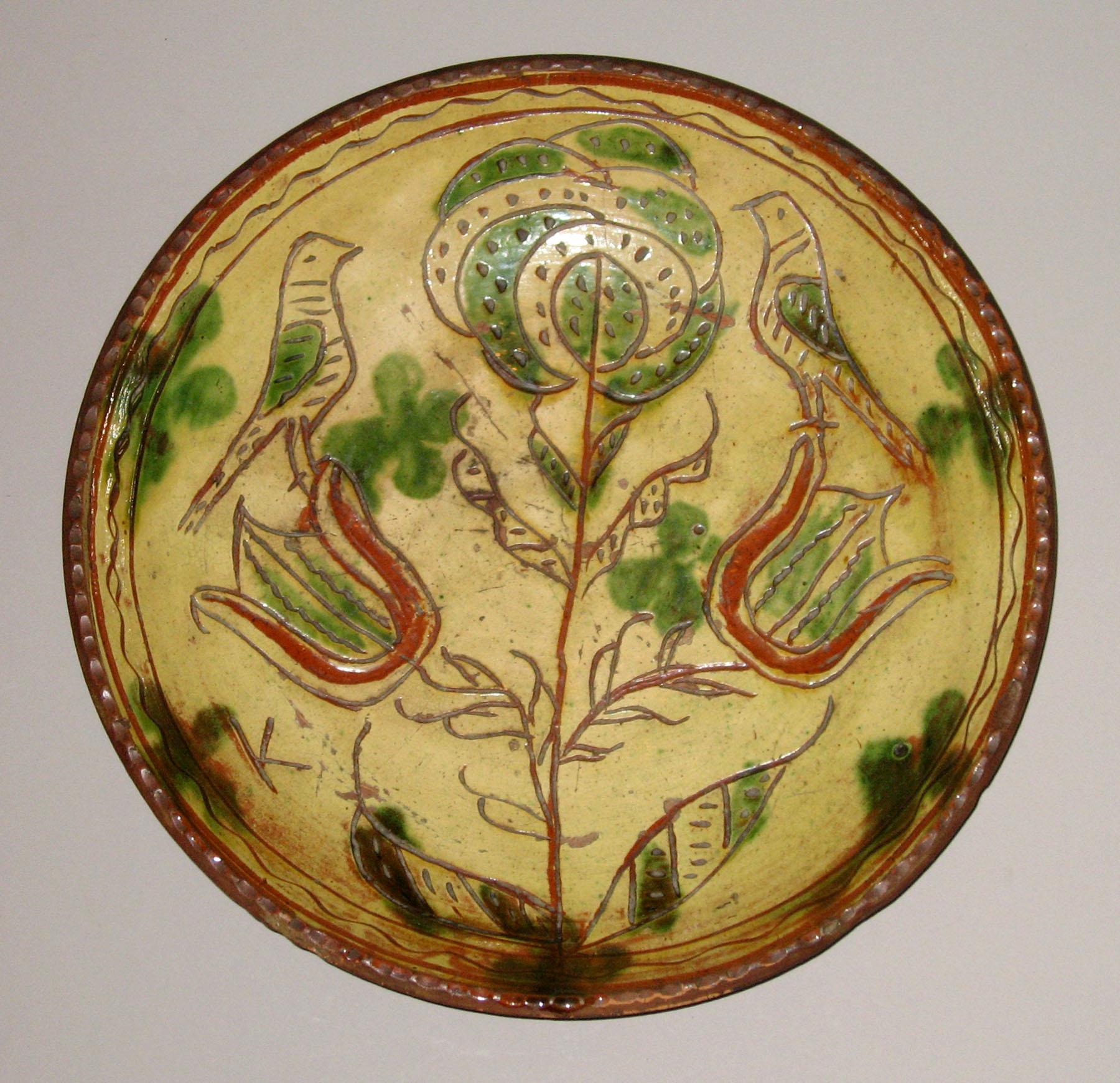 1967.1805 PA sgraffito dish