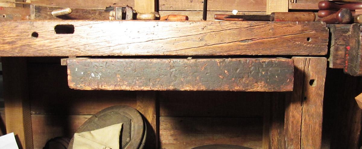 1957.0026.368 A-I, Work bench, drawer front