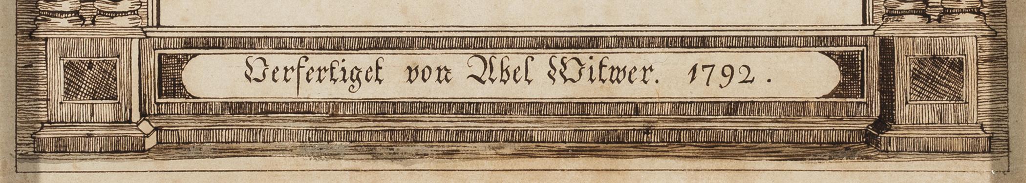 1967.1818 A Fraktur, detail 1