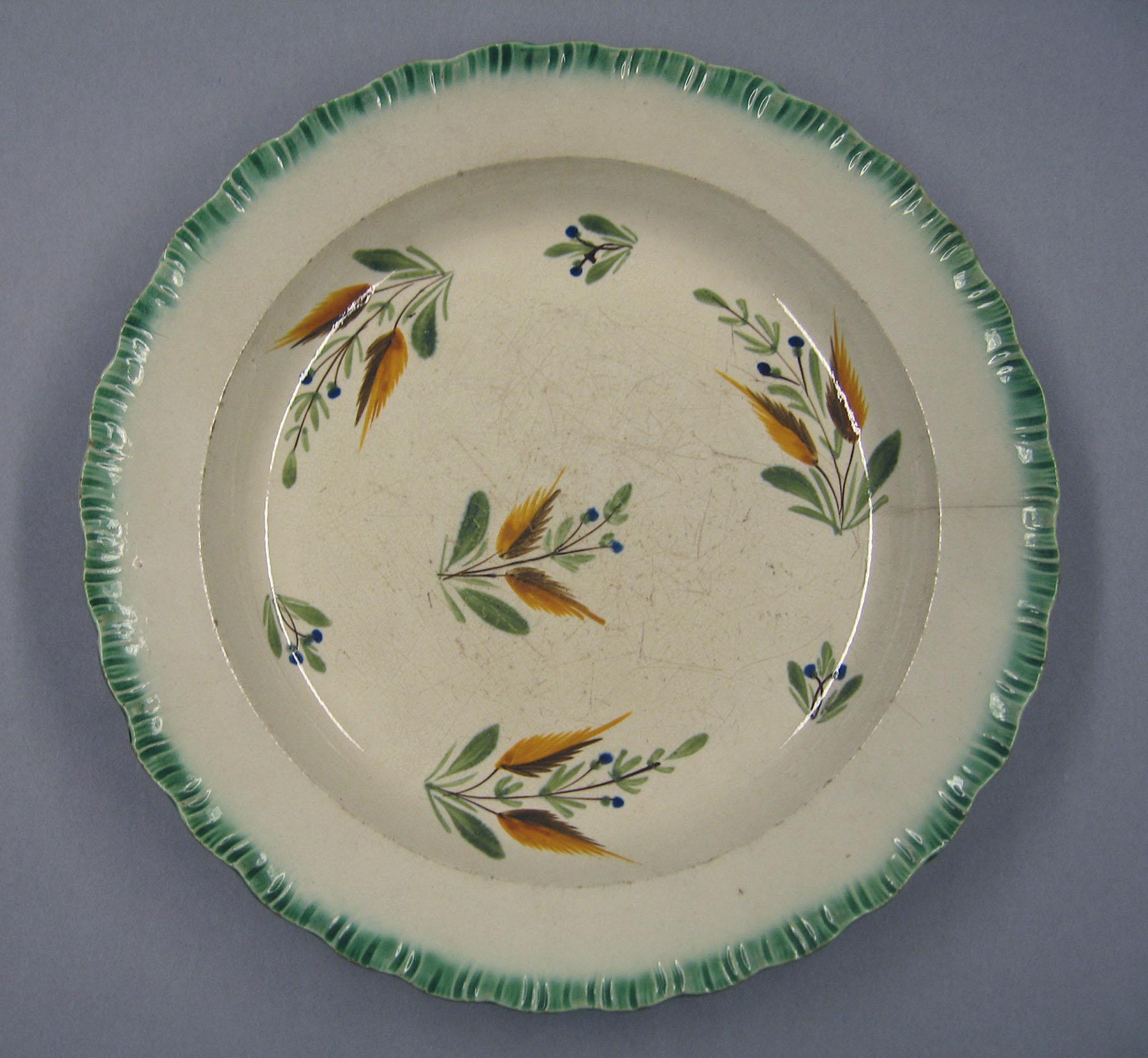 1967.1824 Pearlware plate