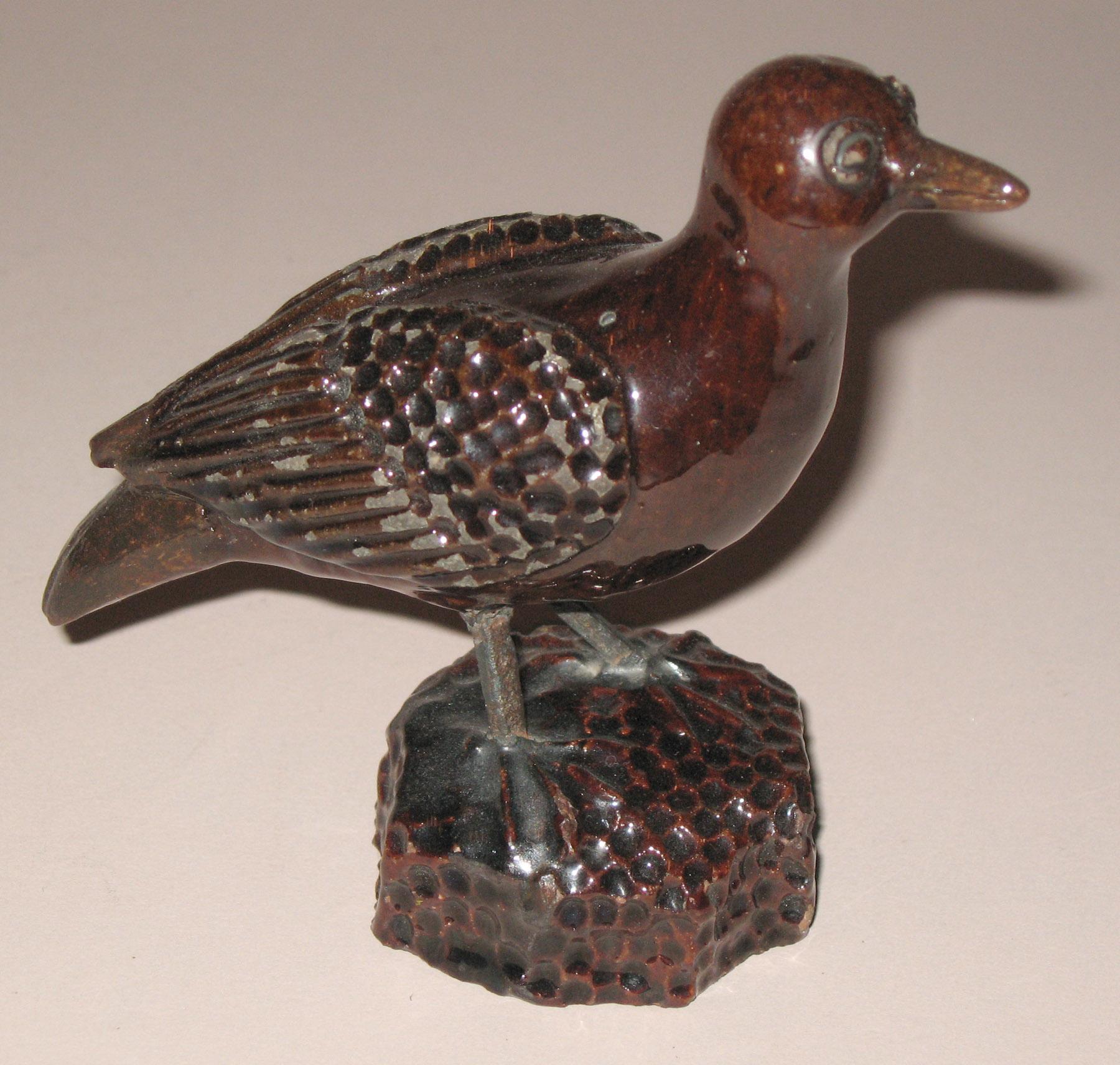1960.0684 Redware bird