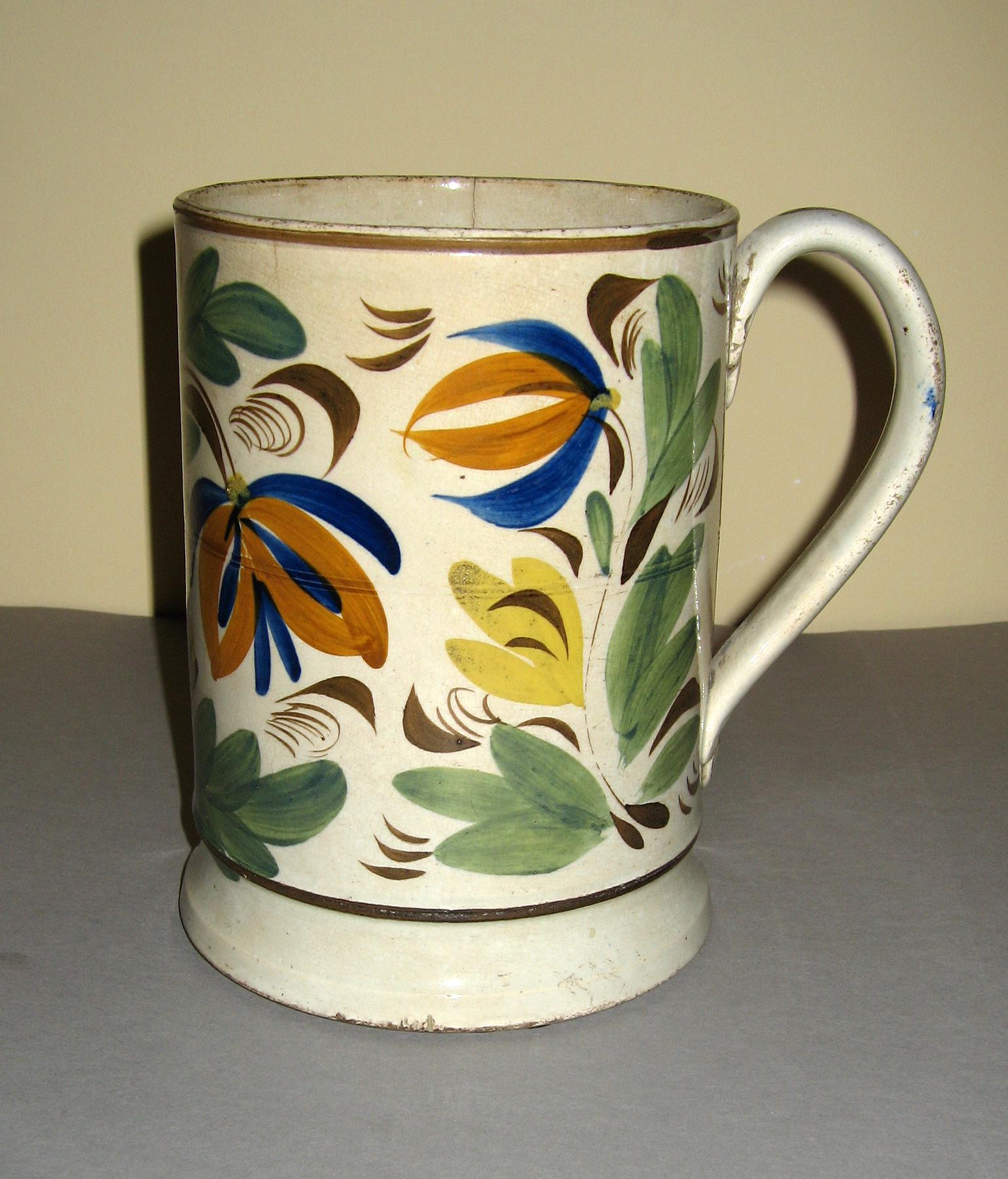 1967.1890 Pearlware mug