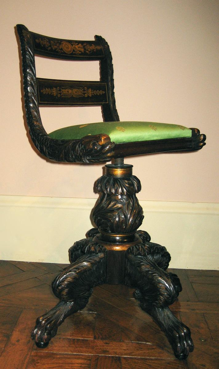 1967.1937 Music stool view 1