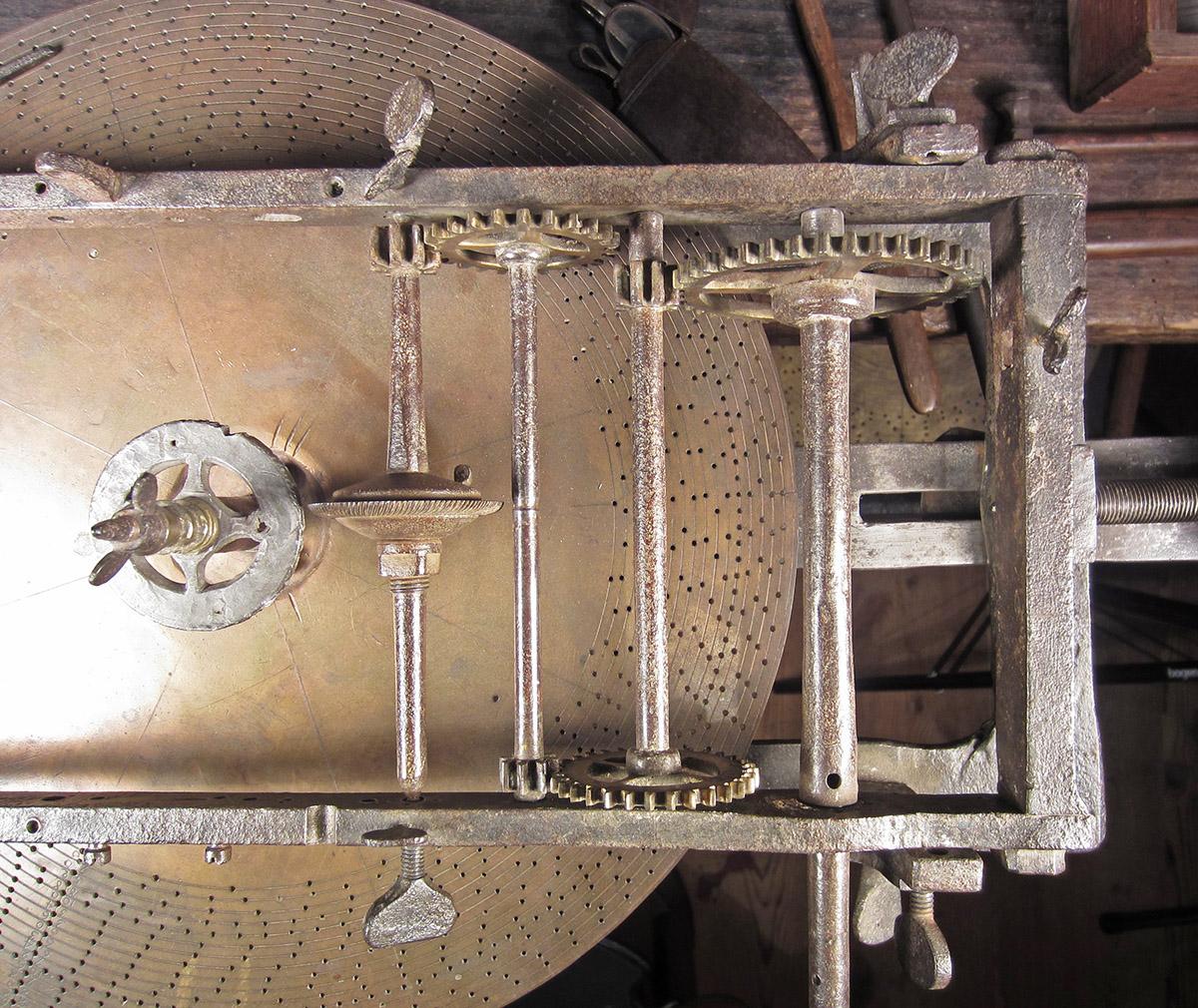 1957.0026.409 A-C, Wheel-cutting engine, gear train 1