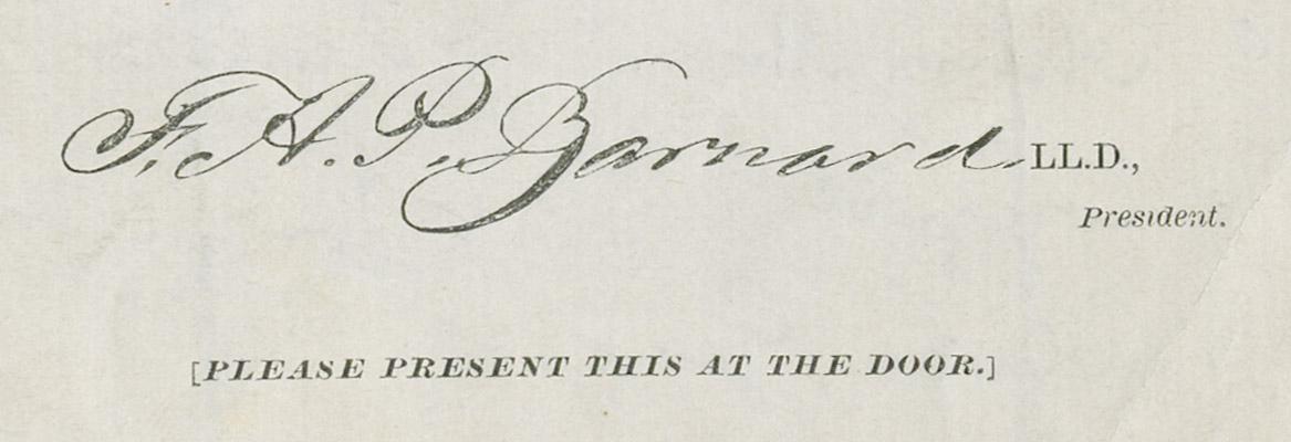 1967.2604 Invitation, page 1, detail 2
