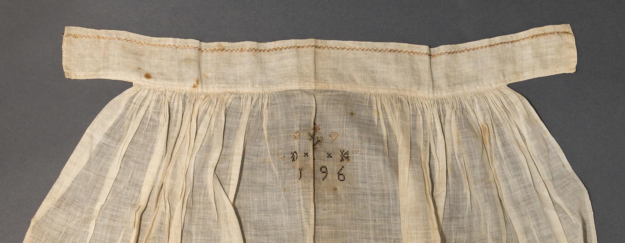 1968.0002 Apron, detail 1
