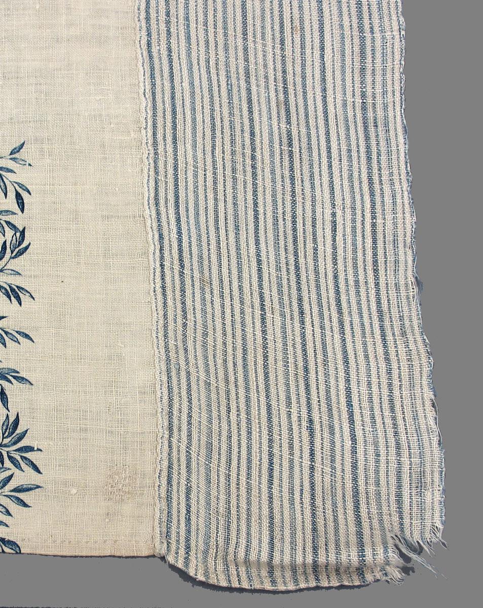 1968.0003 Textile, printed detail 1