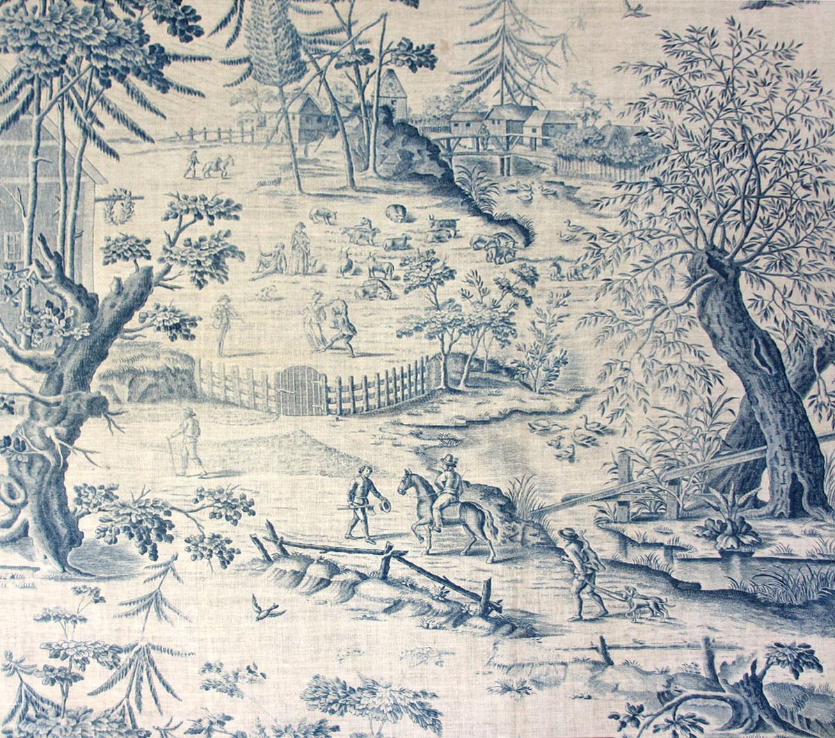 T2159 textile, printed design repeat