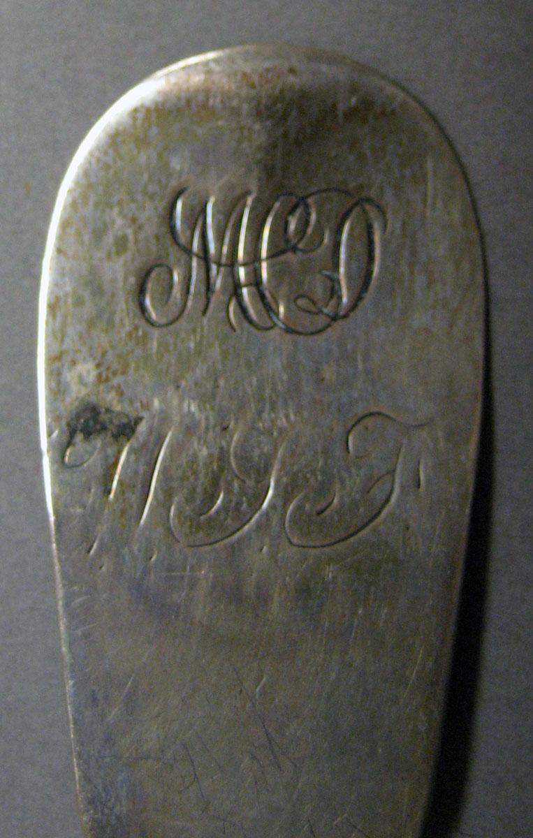 1968.0006.001 Silver Spoon engraving