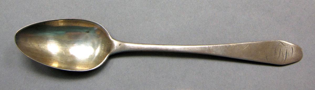 1968.0029 Silver spoon upper surface