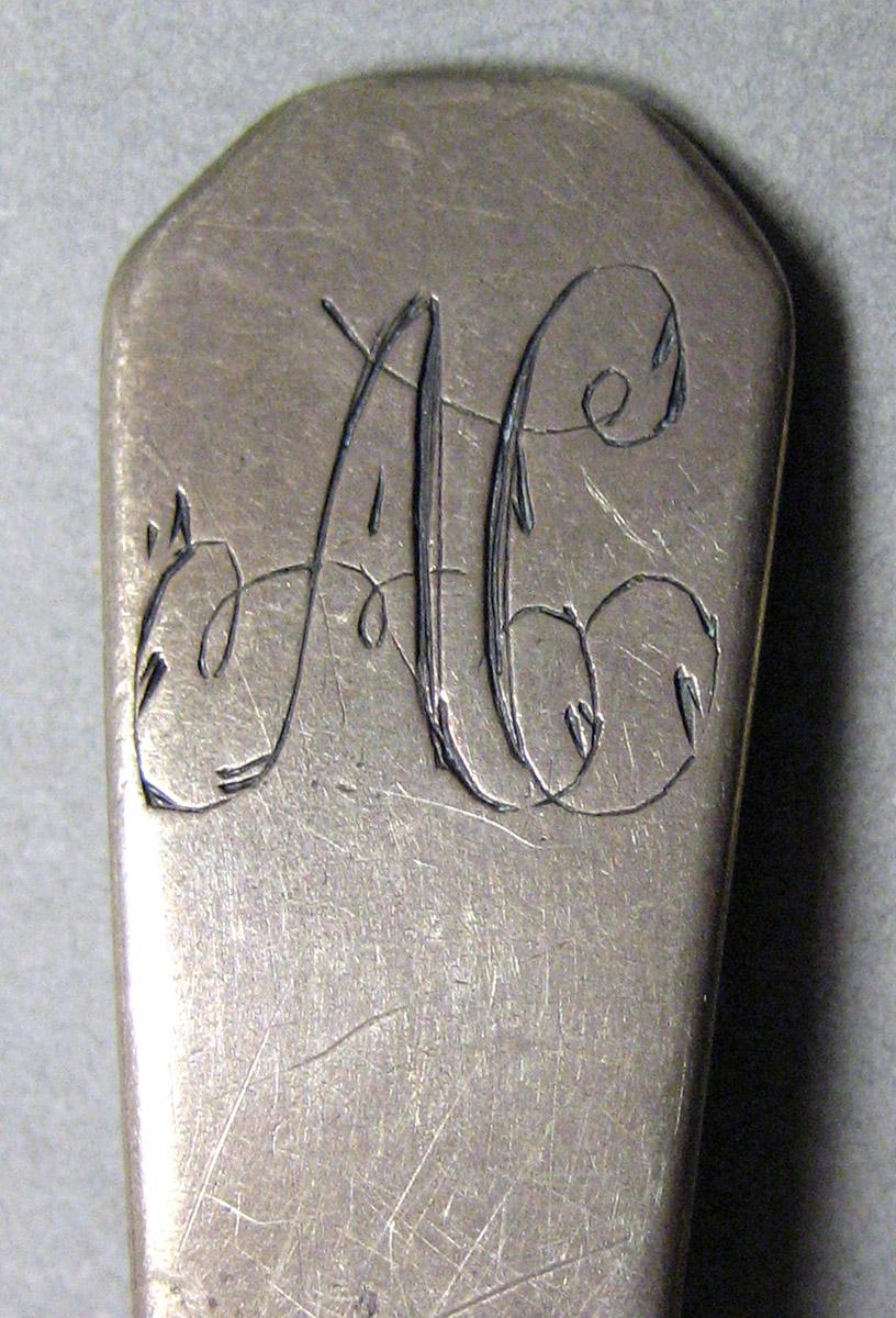 1968.0030 Silver Spoon engraving