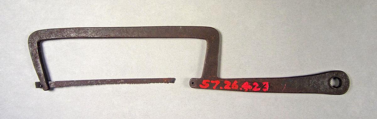 1957.0026.423, Bow saw, side 2