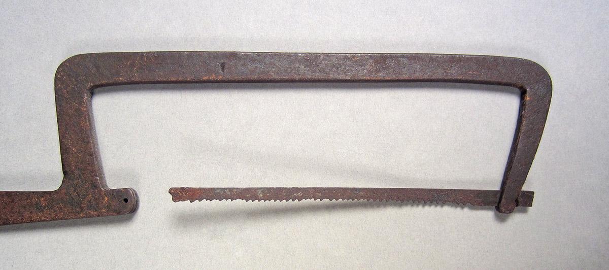 1957.0026.423, Bow saw, frame side 1