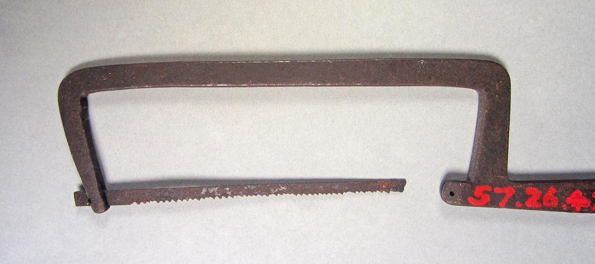 1957.0026.423, Bow saw, frame side 2