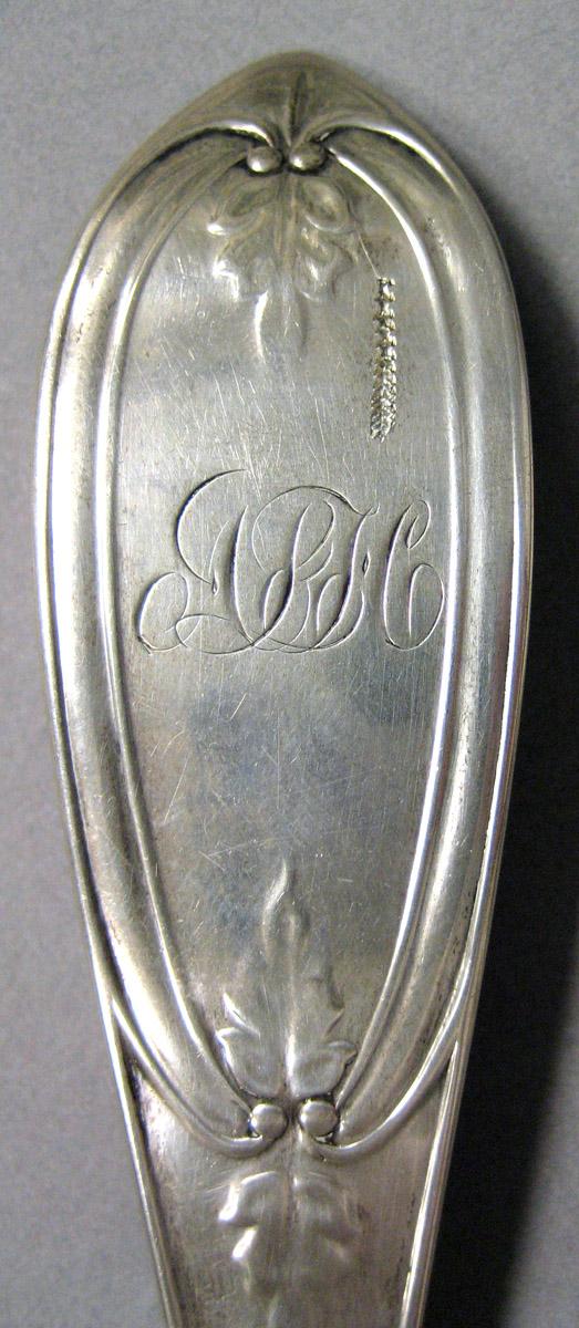 1968.0037 Silver Spoon engraving