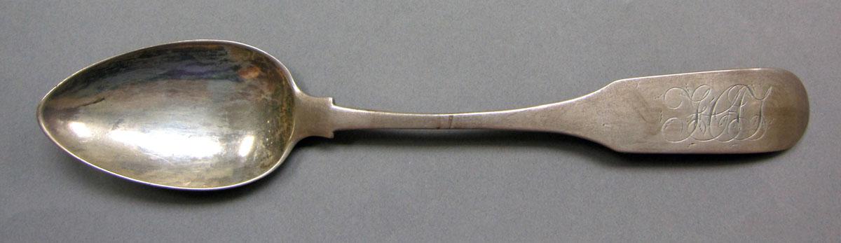 1968.0039 Silver spoon upper surface