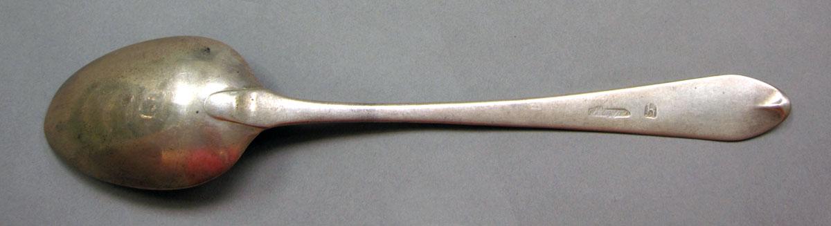 1968.0043 Silver spoon underside