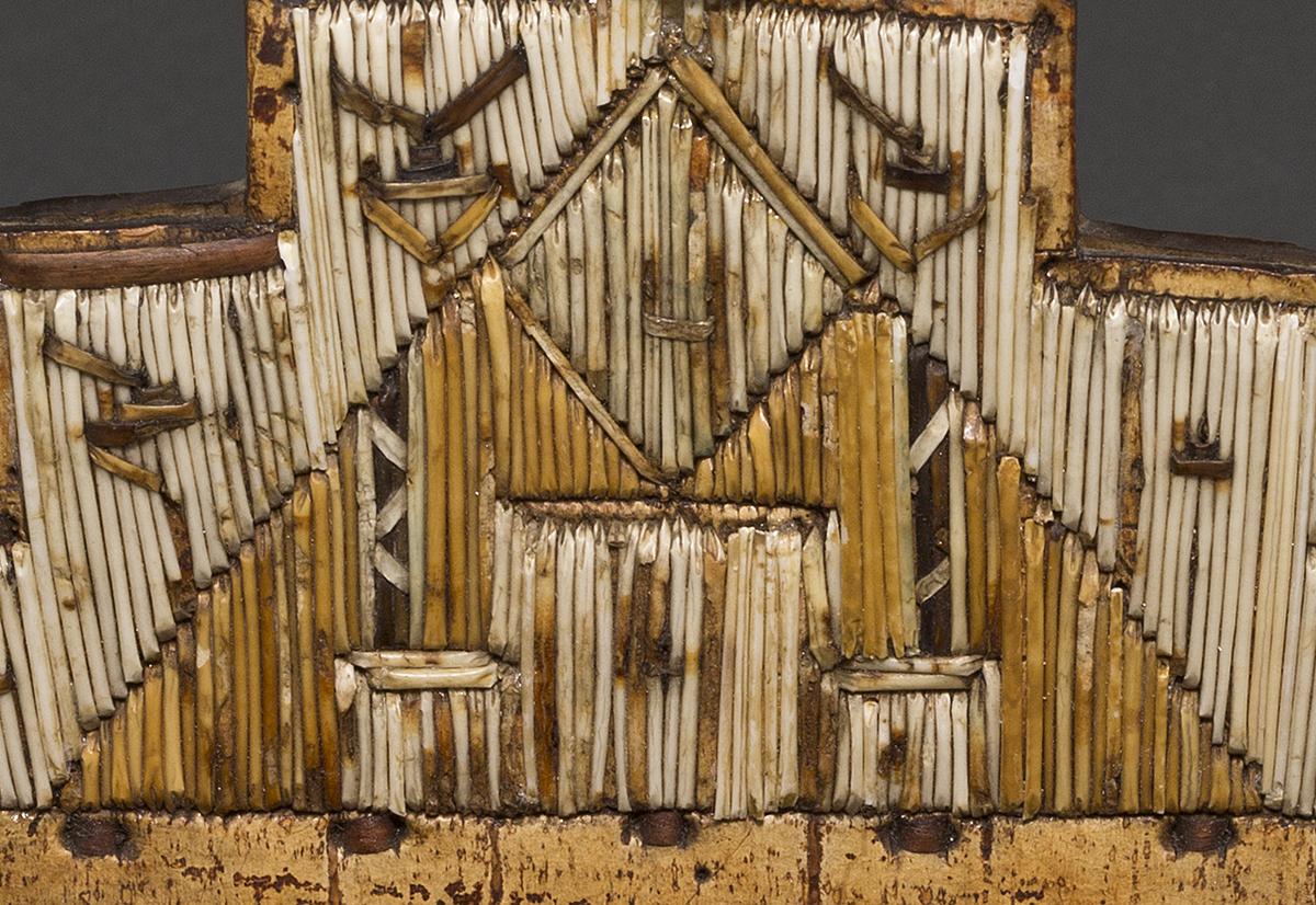 1968.0065 Wall Pocket, Detail 3