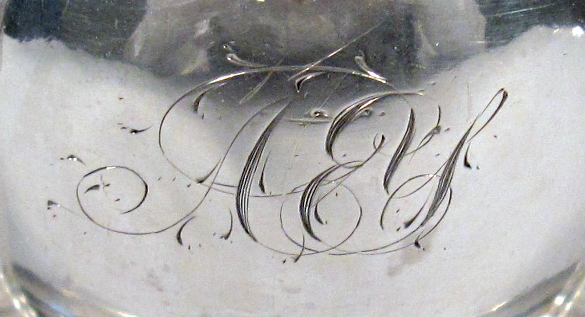 1968.0132.002 Silver Teapot engraving