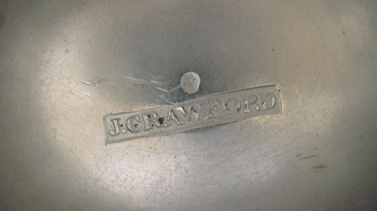 1968.0133.001 A, B Silver Sugar Bowl mark