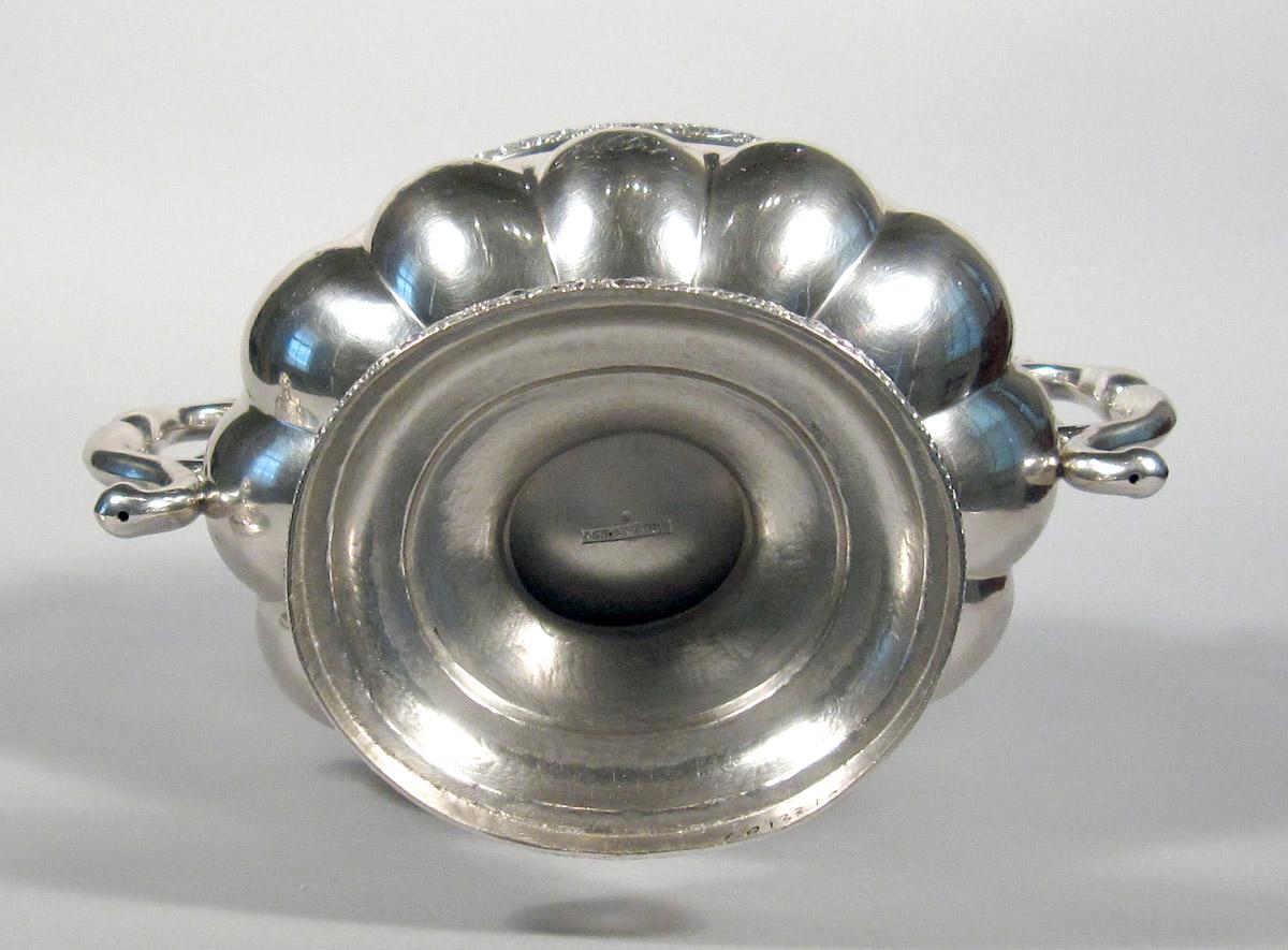 1968.0133.001 A Silver Sugar Bowl underside