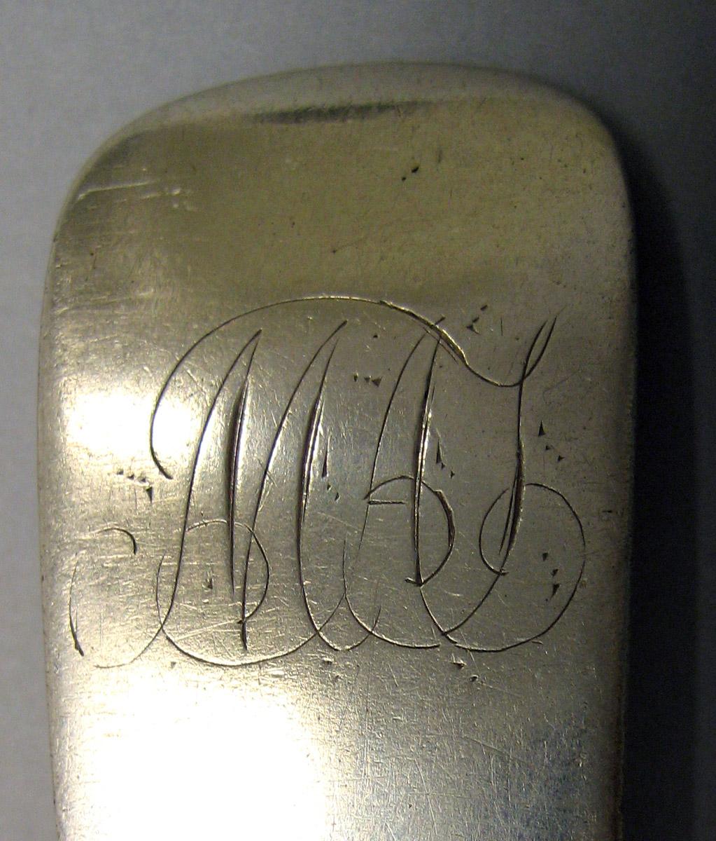 1968.0139.001 Silver Fork engraving