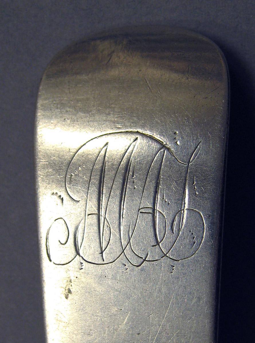 1968.0139.006 Silver Fork engraving