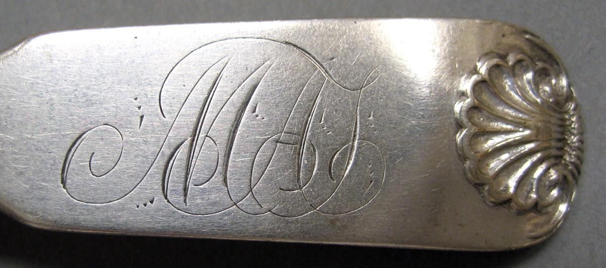 1968.0143.001 Silver Spoon engraving