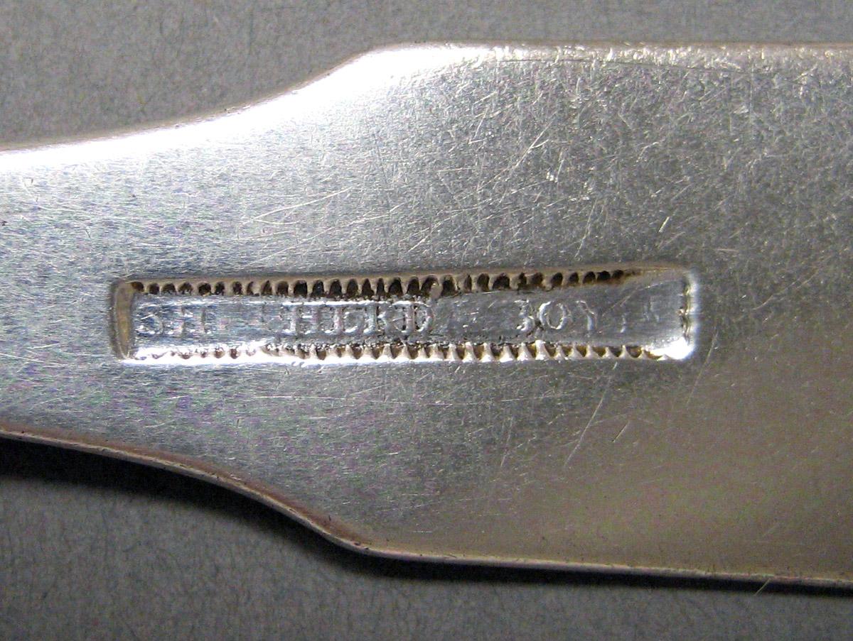 1968.0143.009 Silver Spoon mark