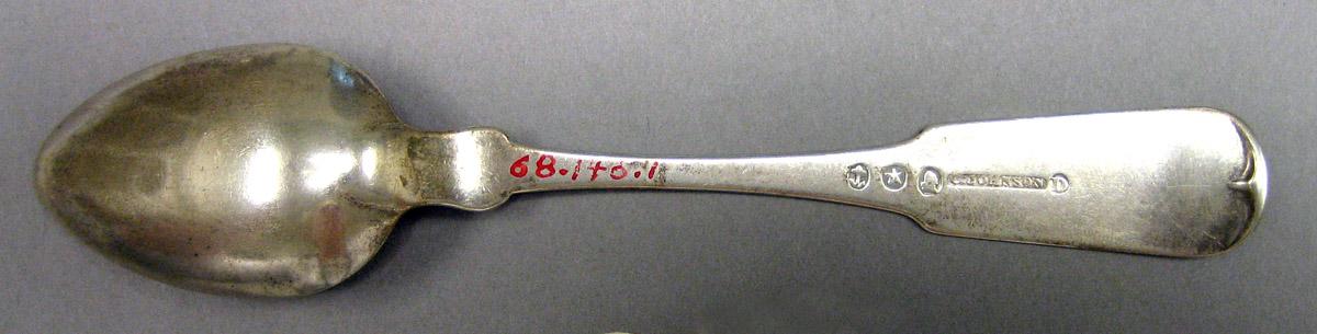 1968.0146.001 Silver Spoon underside