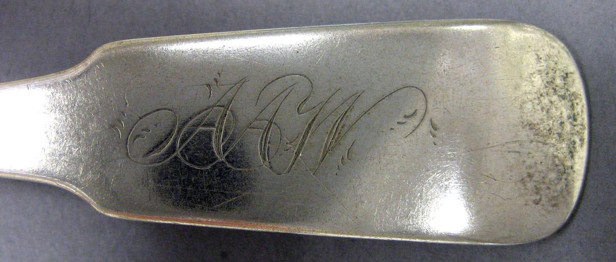 1968.0146.001 Silver Spoon engraving