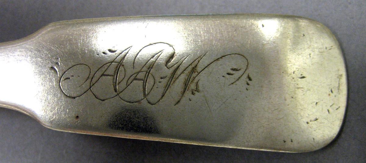 1968.0146.002 Silver Spoon engraving